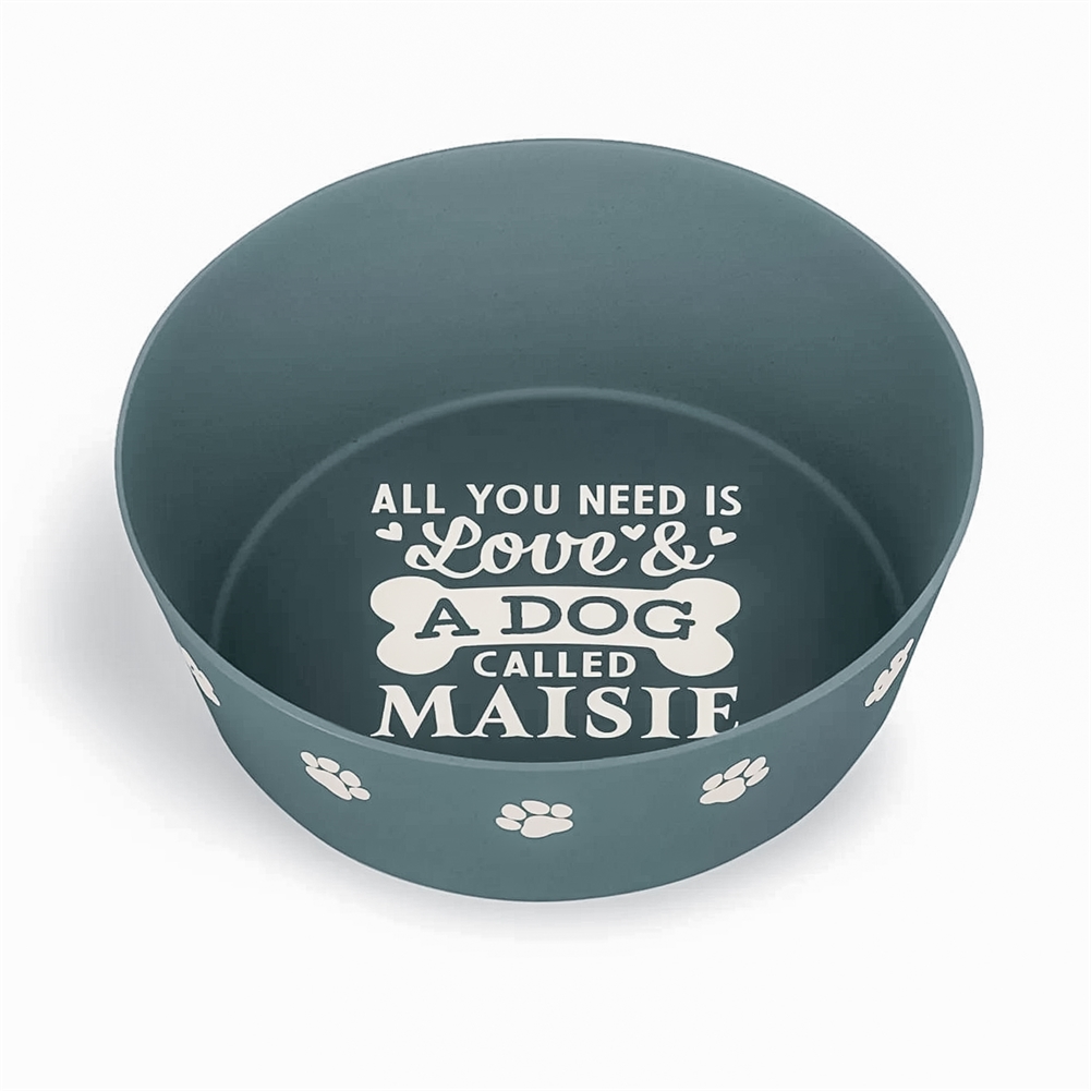 History & Heraldry Named Dog Bowls (Maisie)