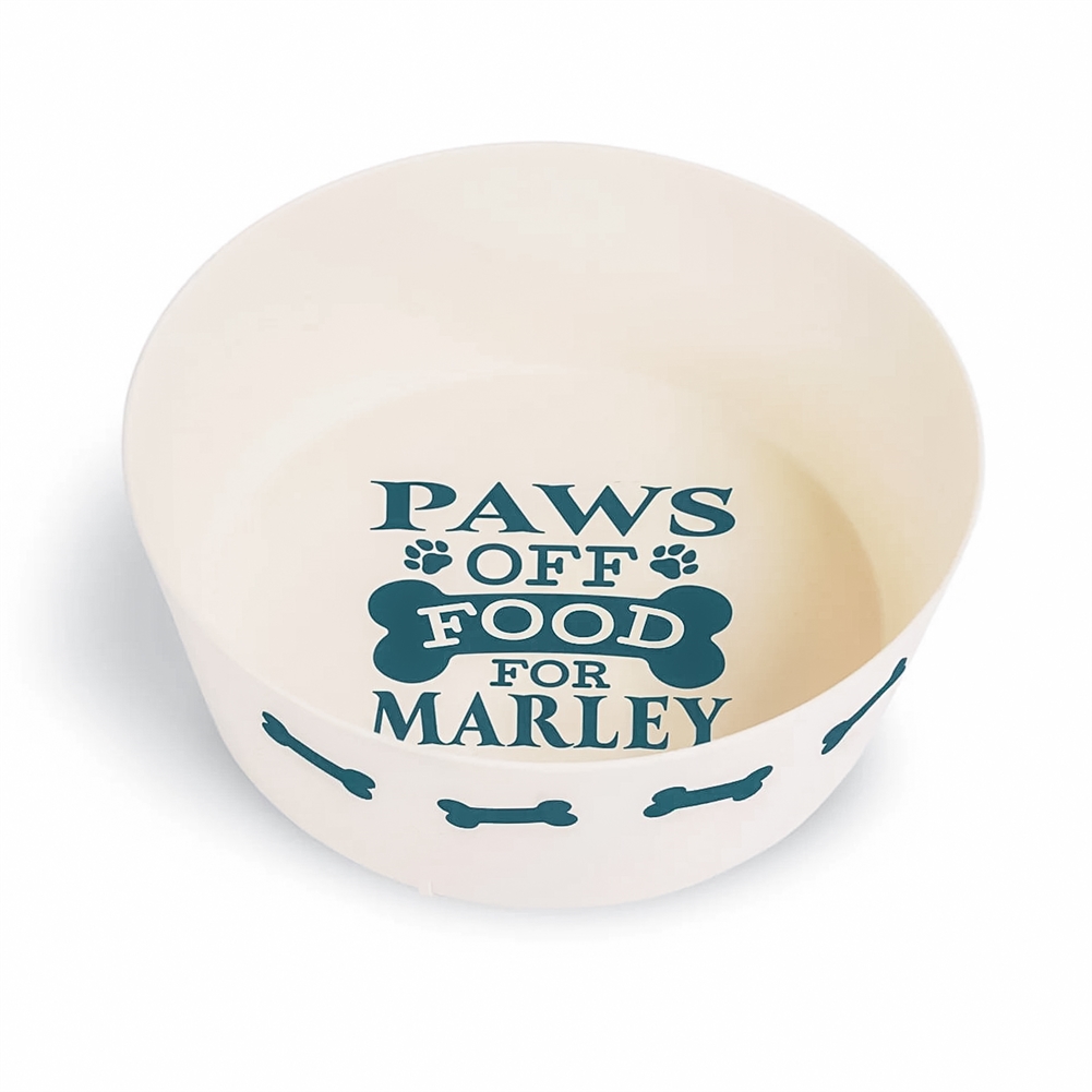 History & Heraldry Named Dog Bowls (Marley)