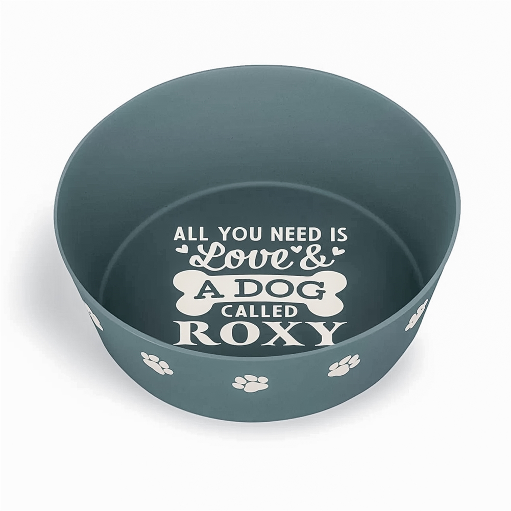 History & Heraldry Named Dog Bowls (Roxy)