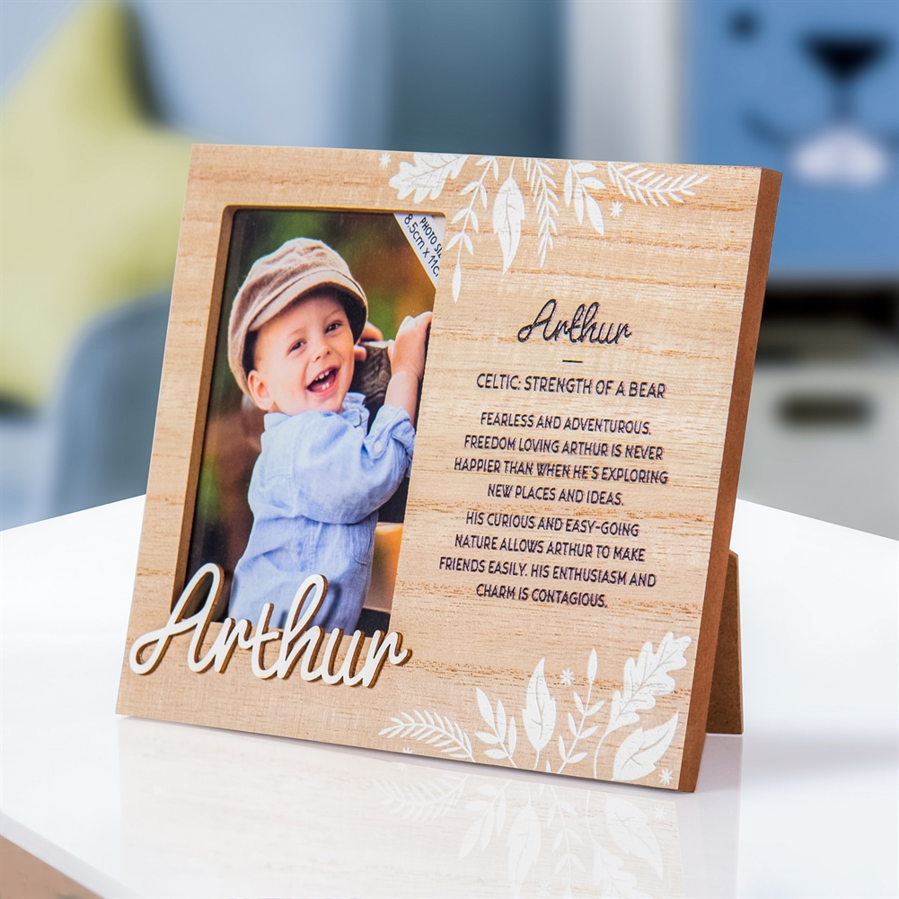 History & Heraldry Dark/Light Named Photo Frames (Arthur)