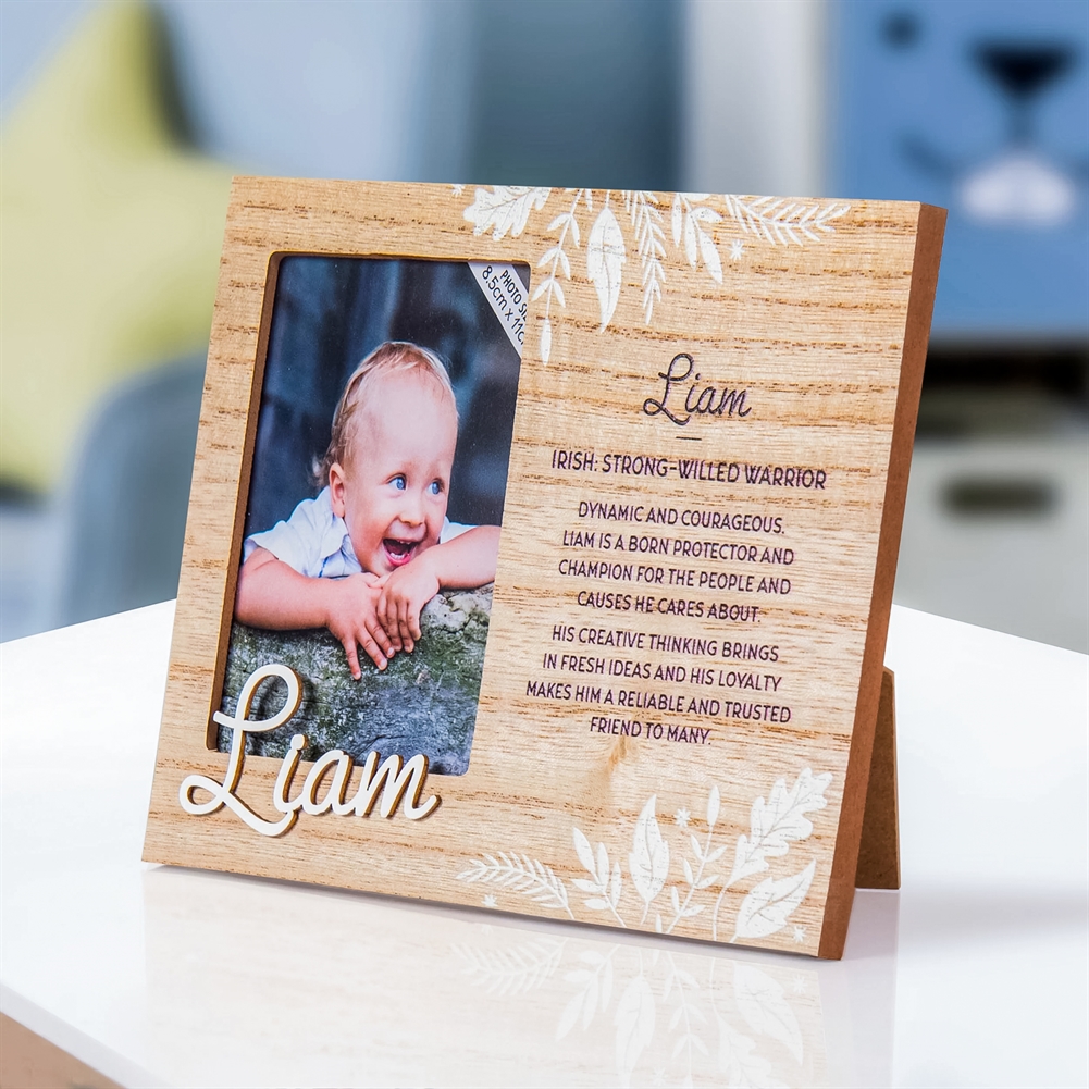 History & Heraldry Dark/Light Named Photo Frames (Liam)