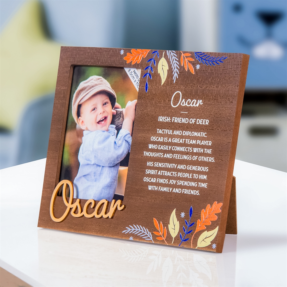 History & Heraldry Dark/Light Named Photo Frames (Oscar)