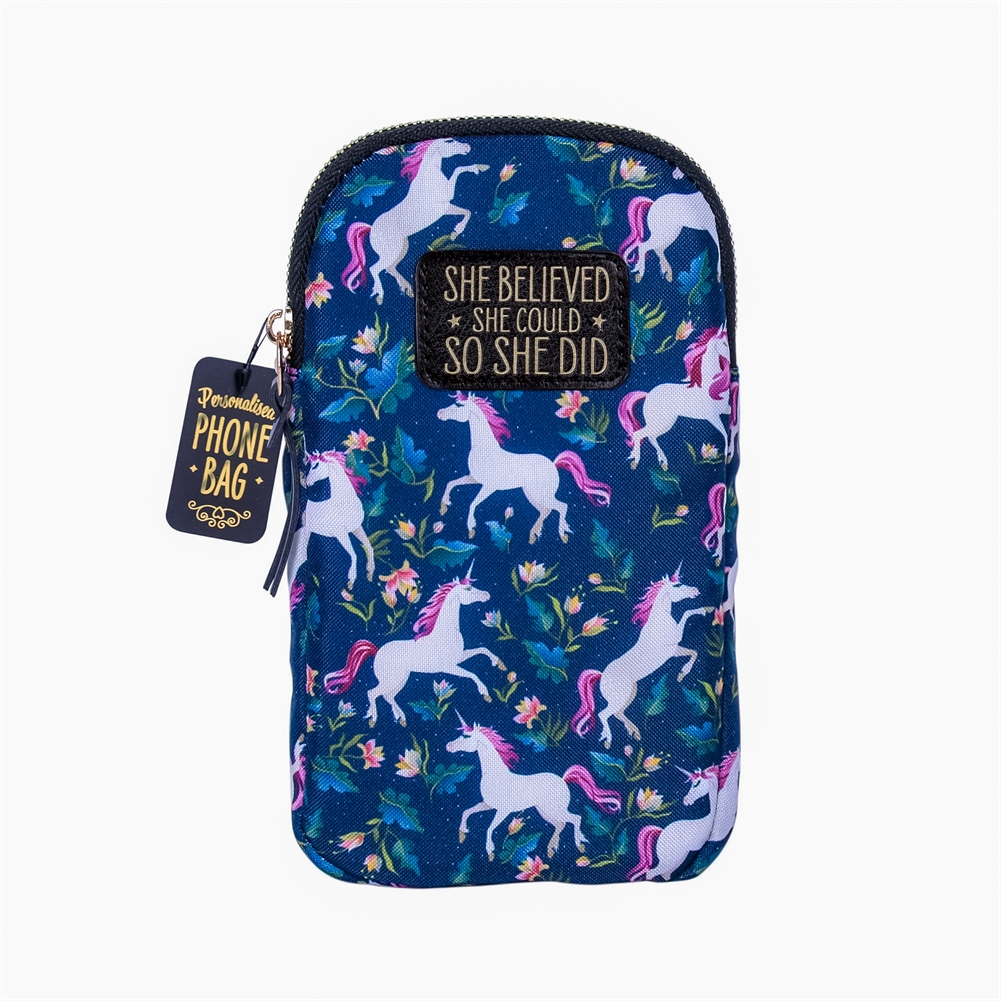 History & Heraldry Inspirational Slogan Phone Case Bags (Believe)