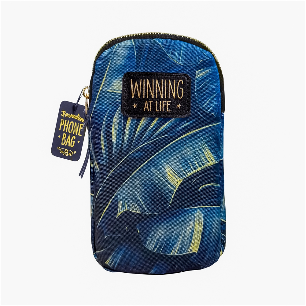 History & Heraldry Inspirational Slogan Phone Case Bags (Winning At Life)