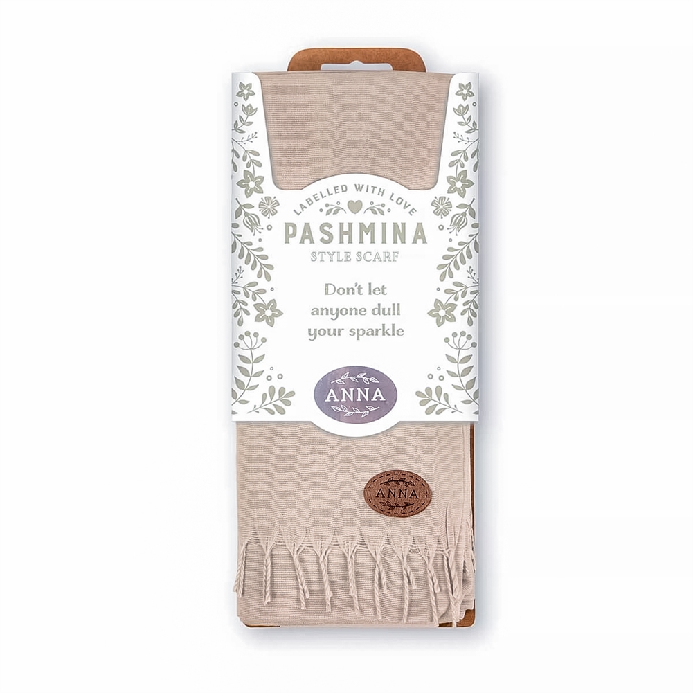 History & Heraldry Named Pashmina Scarves (Anna)