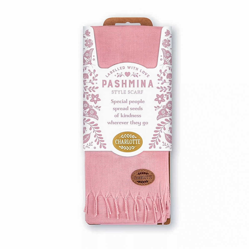 History & Heraldry Named Pashmina Scarves (Charlotte)