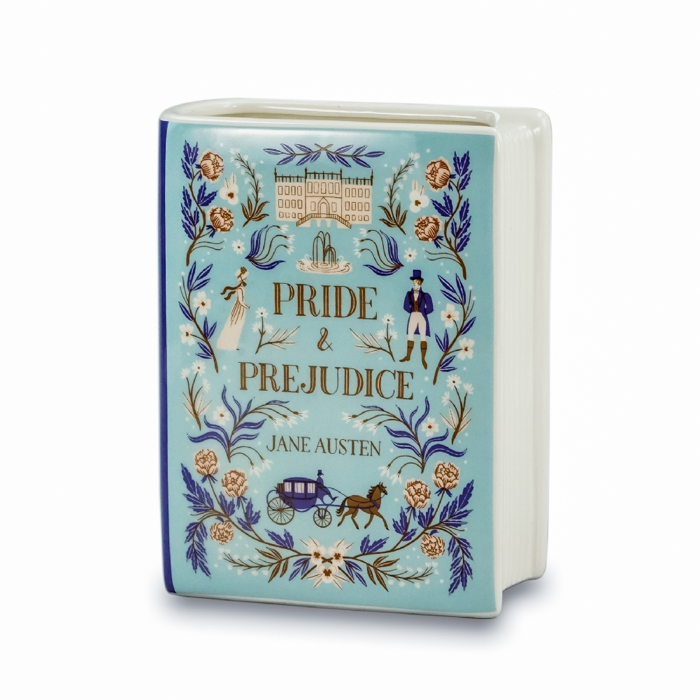 Half Moon Bay Ltd Pride & Prejudice Ceramic Book Vase
