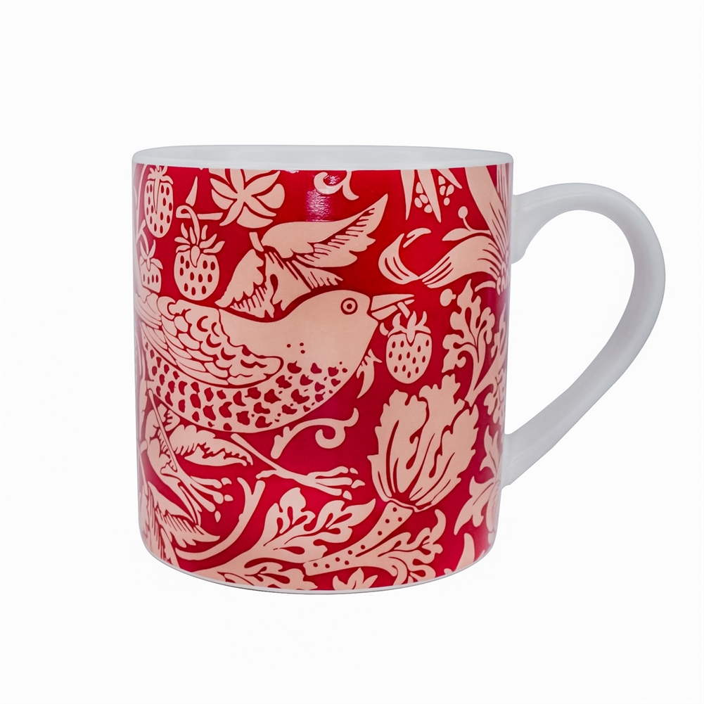 Half Moon Bay Ltd William Morris Raspberry Classic Boxed Mug