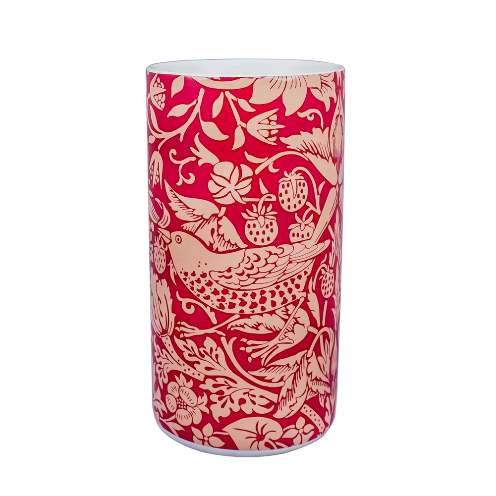 Half Moon Bay Ltd William Morris Raspberry Ceramic Vase