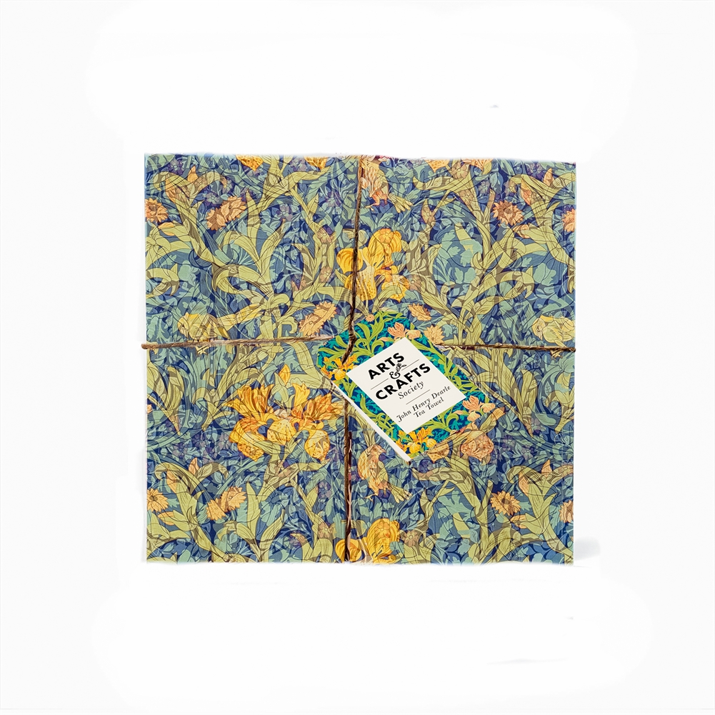 Half Moon Bay Ltd John H. Dearle Iris Recycled Cotton Tea Towel