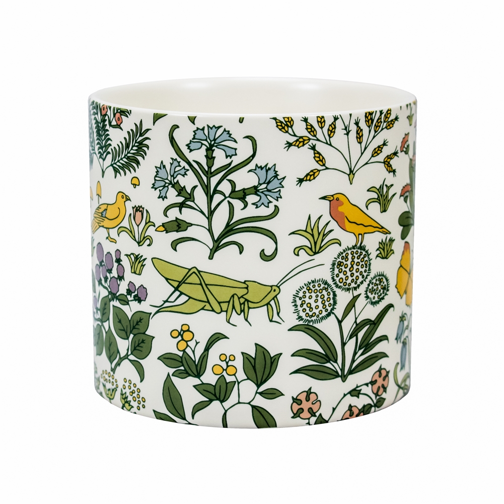 Half Moon Bay Ltd Voysey Apothecary's Garden Ceramic Pot