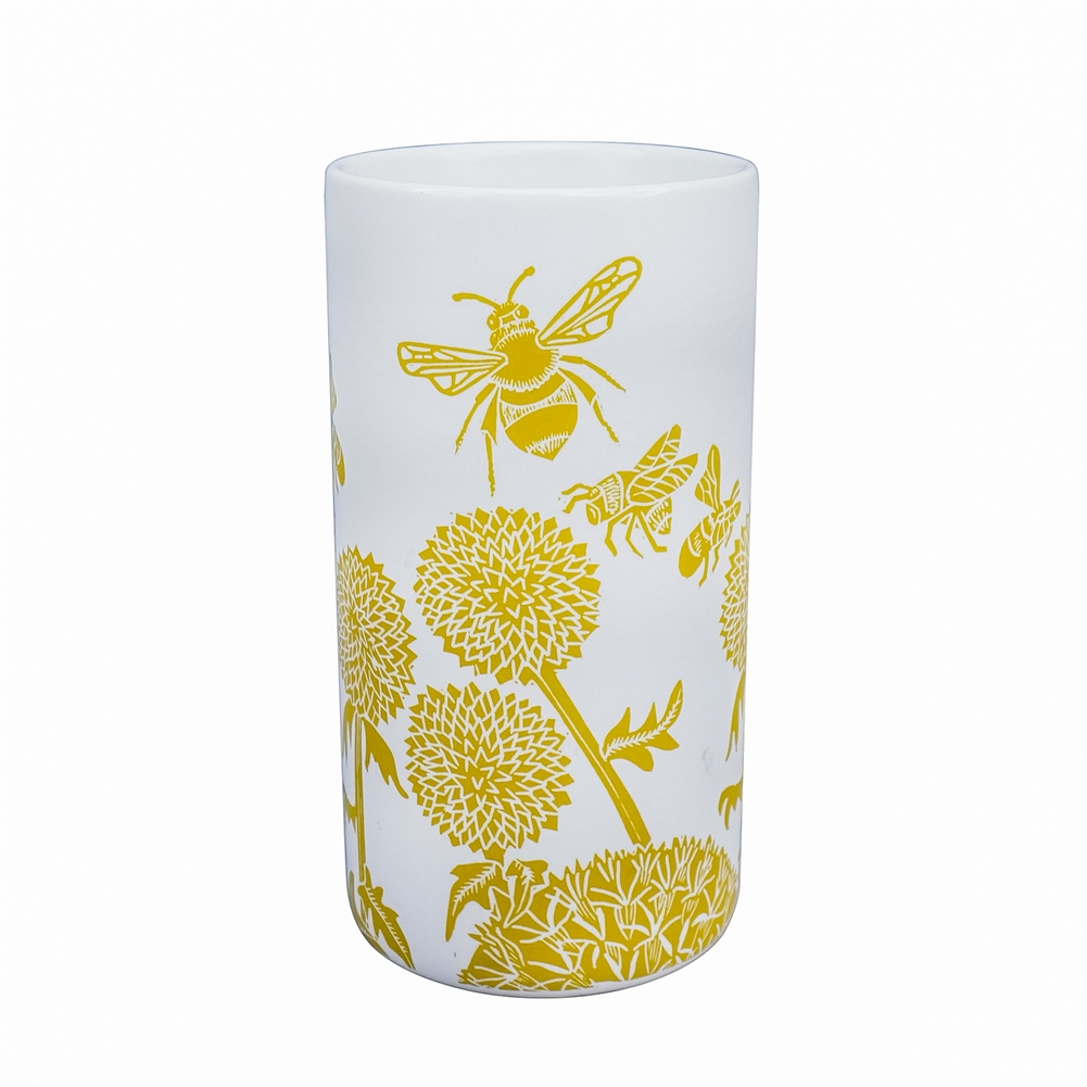 Half Moon Bay Ltd Kate Heiss Mustard Ceramic Vase