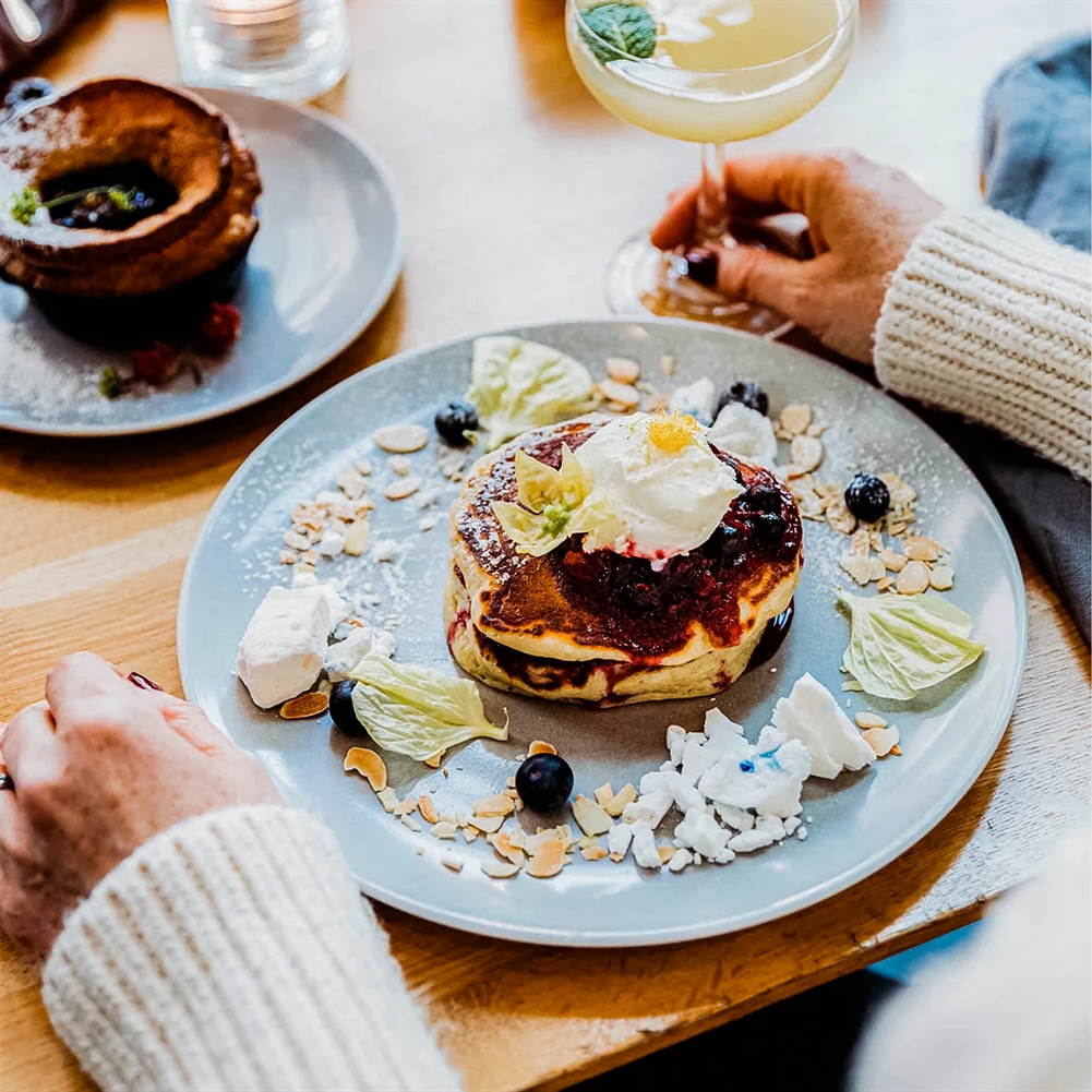 Indytute Salmon Pancakes And Cocktails. Your Bankside Day Date.