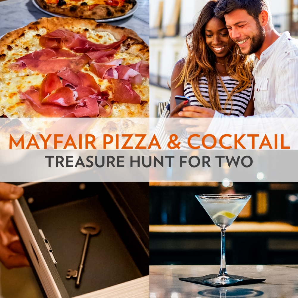 Indytute Mayfair Pizza & Cocktail Treasure Hunt For Two