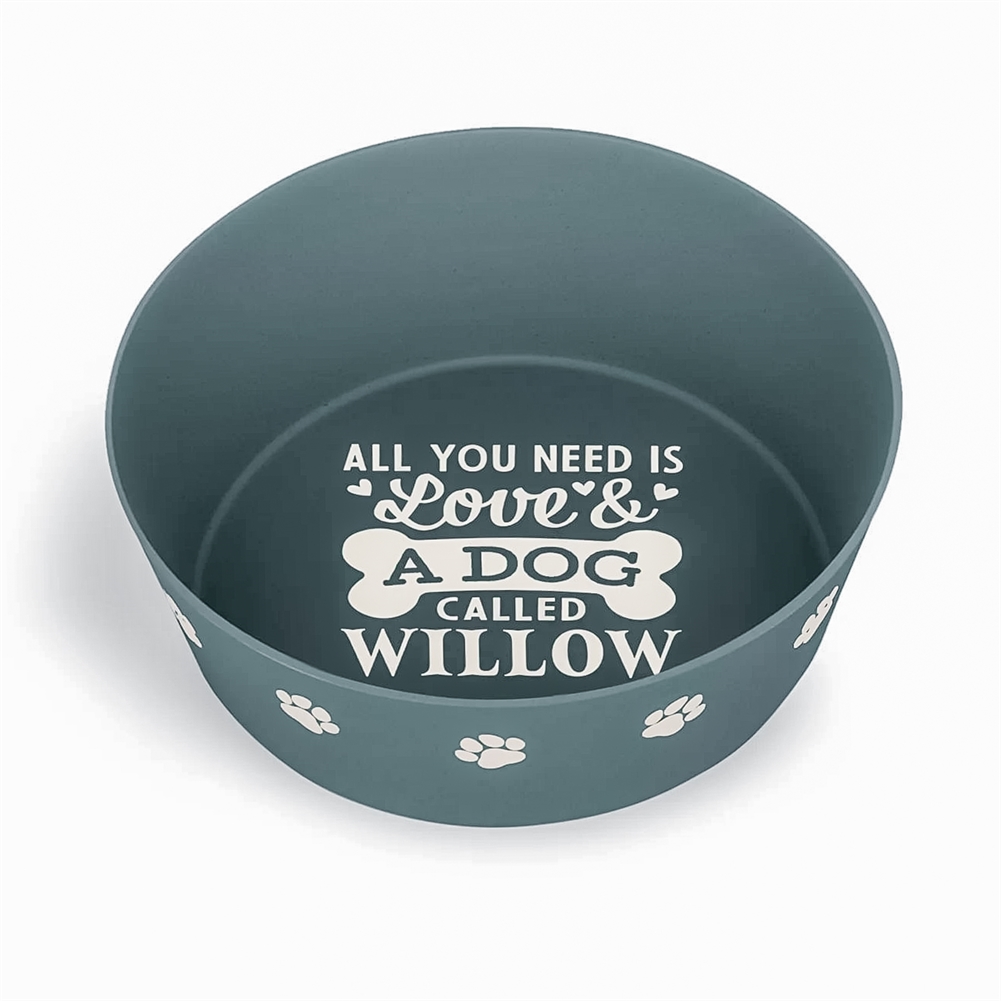 History & Heraldry Named Dog Bowls (Willow)