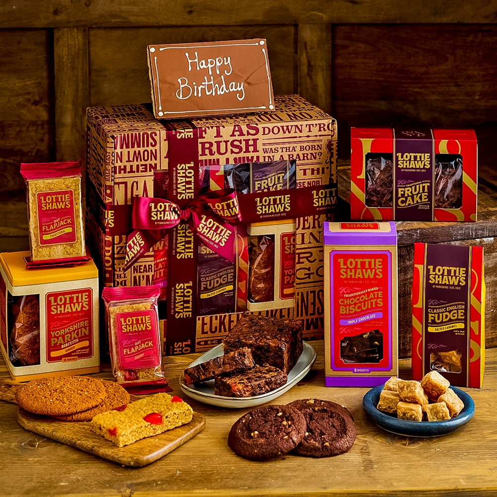 Lottie Shaw's Golden Happy Birthday Luxury Hamper