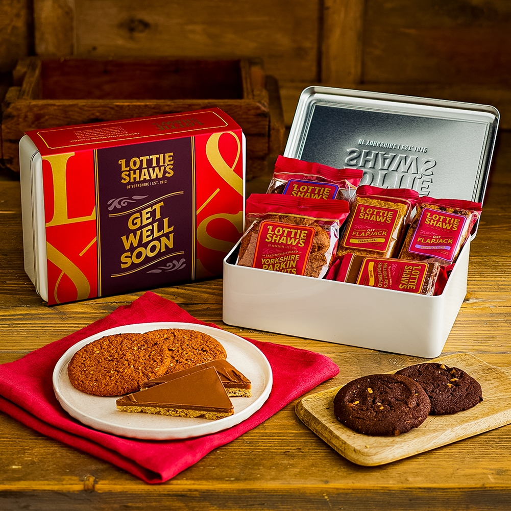 Lottie Shaw's Get Well Soon Tin Of Baked Treats