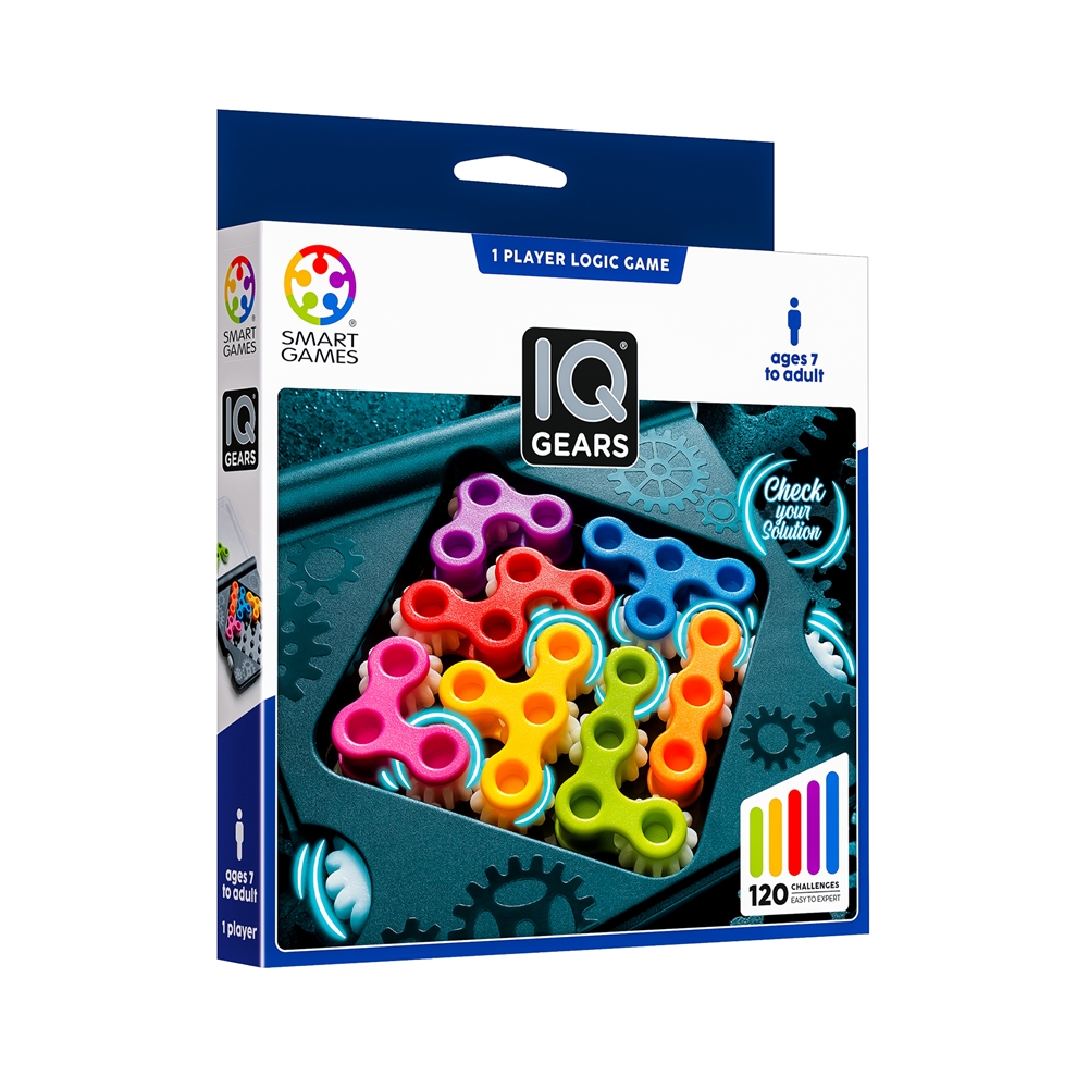 Map Marketing Limited Iq Gears - 120 Multi-Level Puzzle Challenges