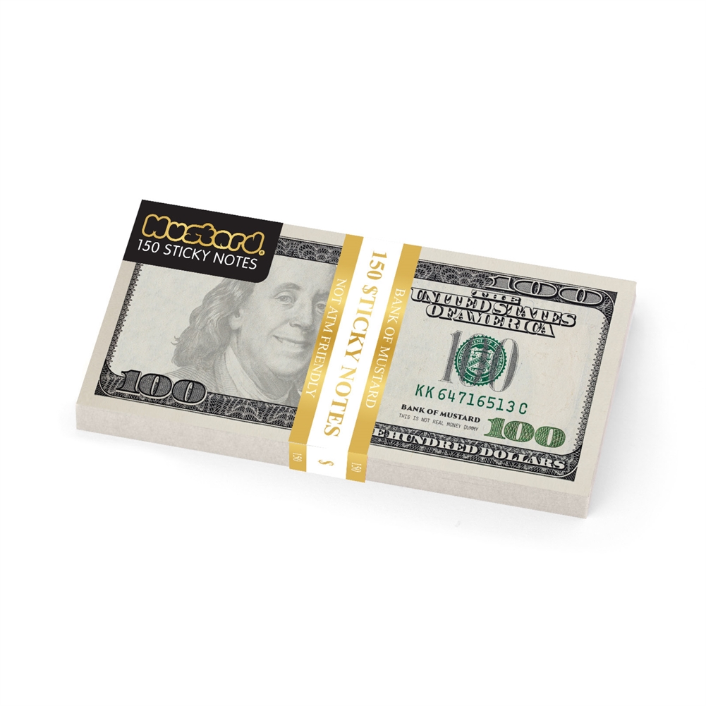 Mustard Cash Sticky Notes