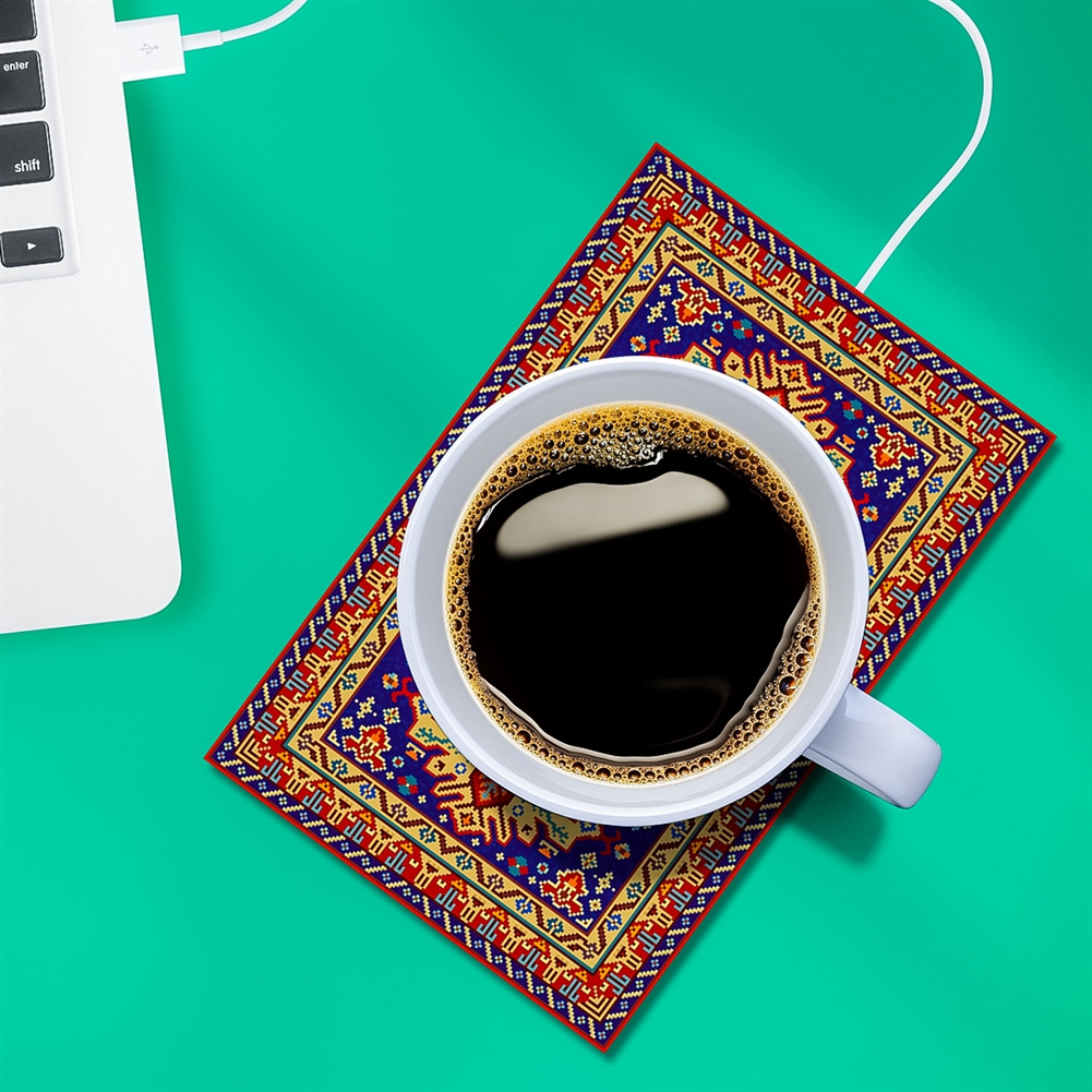 Mustard Persian" Rug Cup Warmer