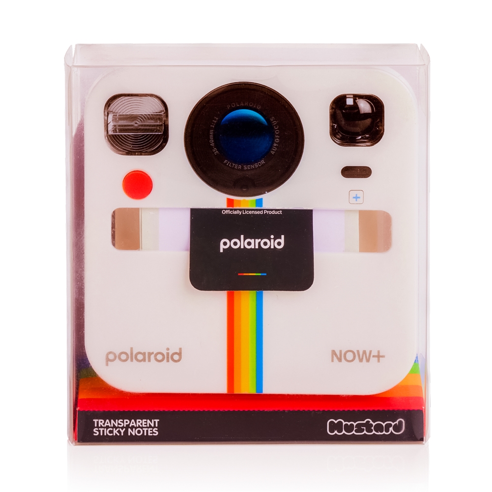 Mustard Polaroid Sticky Notes Dispenser