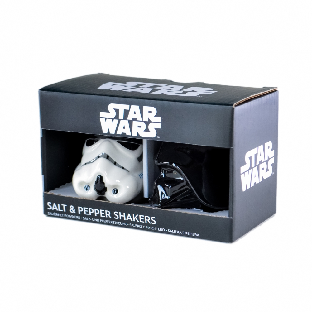 Paladone Dark Darth Vader And Stormtrooper Salt And Pepper Shakers