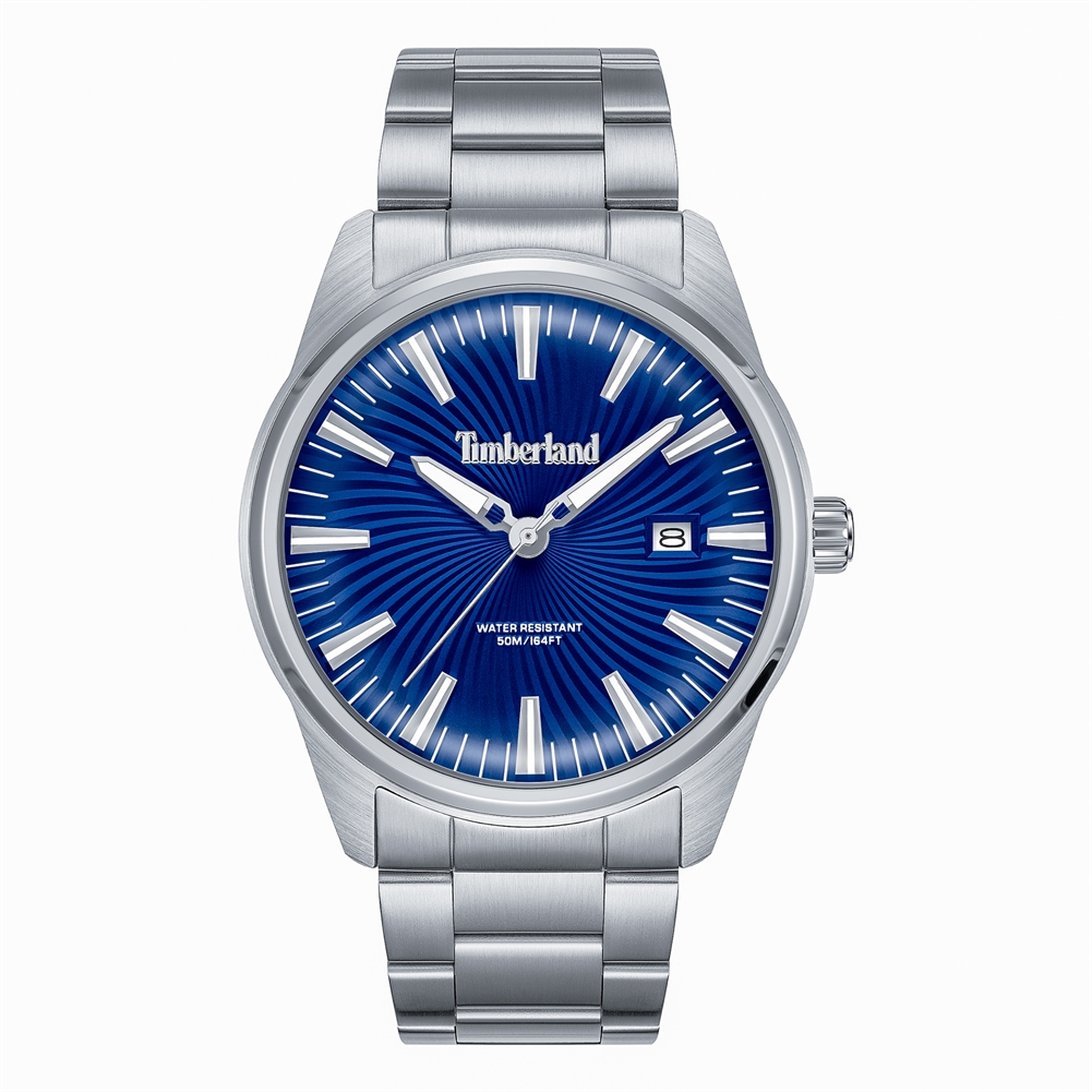 Peers Hardy Men's Silver Timberland Birch Road Watches ( Stainless Steel - 5Atm)