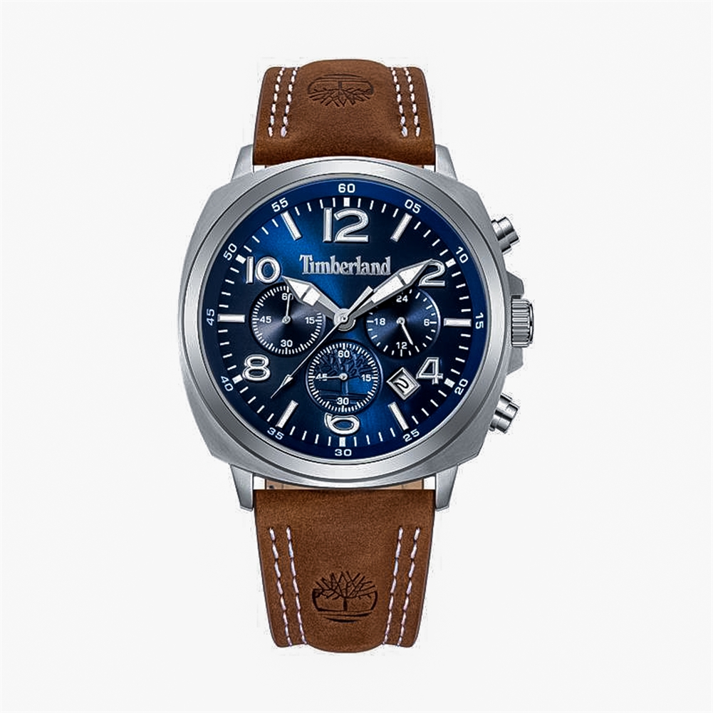 Peers Hardy Men's Brown Timberland Denny's Bay Watches ( Leather Strap - 5Atm)