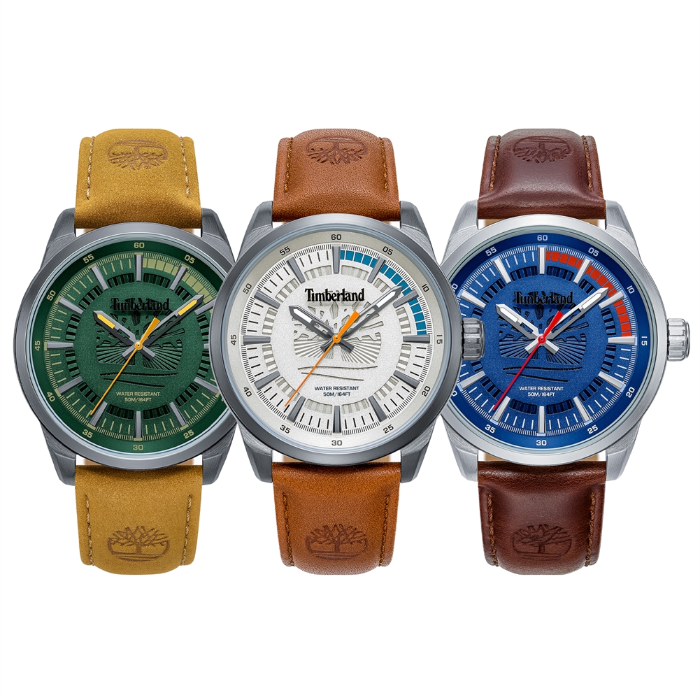 Peers Hardy Men's Brown/Green/Grey Timberland Lanigan Watches