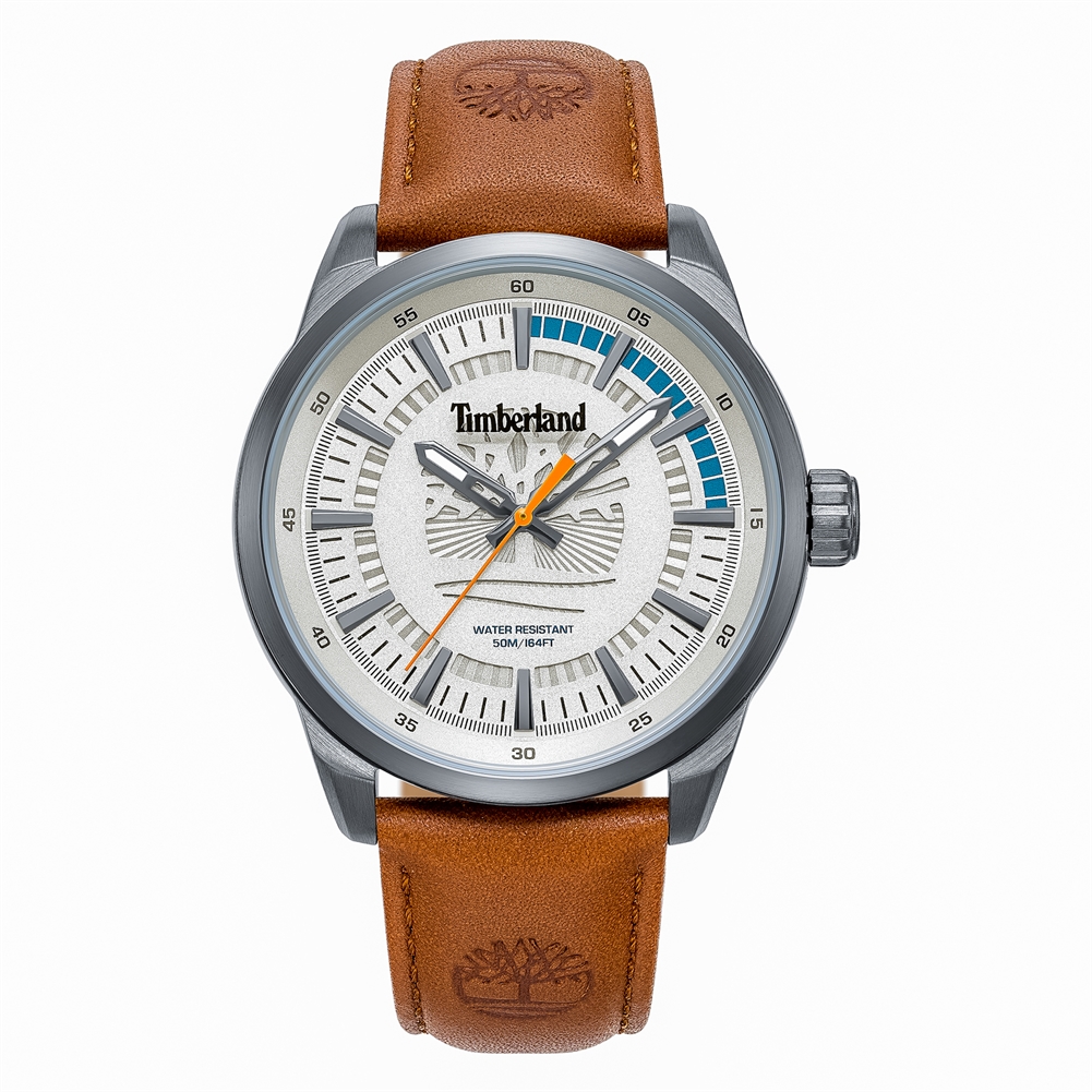 Peers Hardy Men's Brown Timberland Lanigan Watches (Danish Leather Strap - 5Atm)