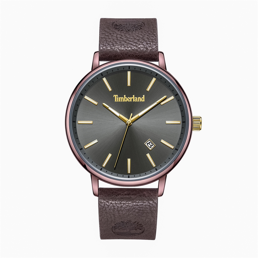 Peers Hardy Men's Brown Timberland Spencer Leather Strap 3Atm Watch