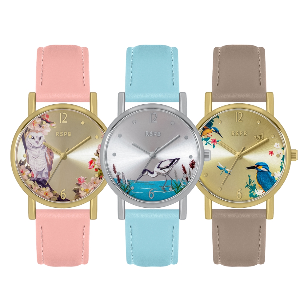 Peers Hardy Pink/Blue Rspb Adult Watches
