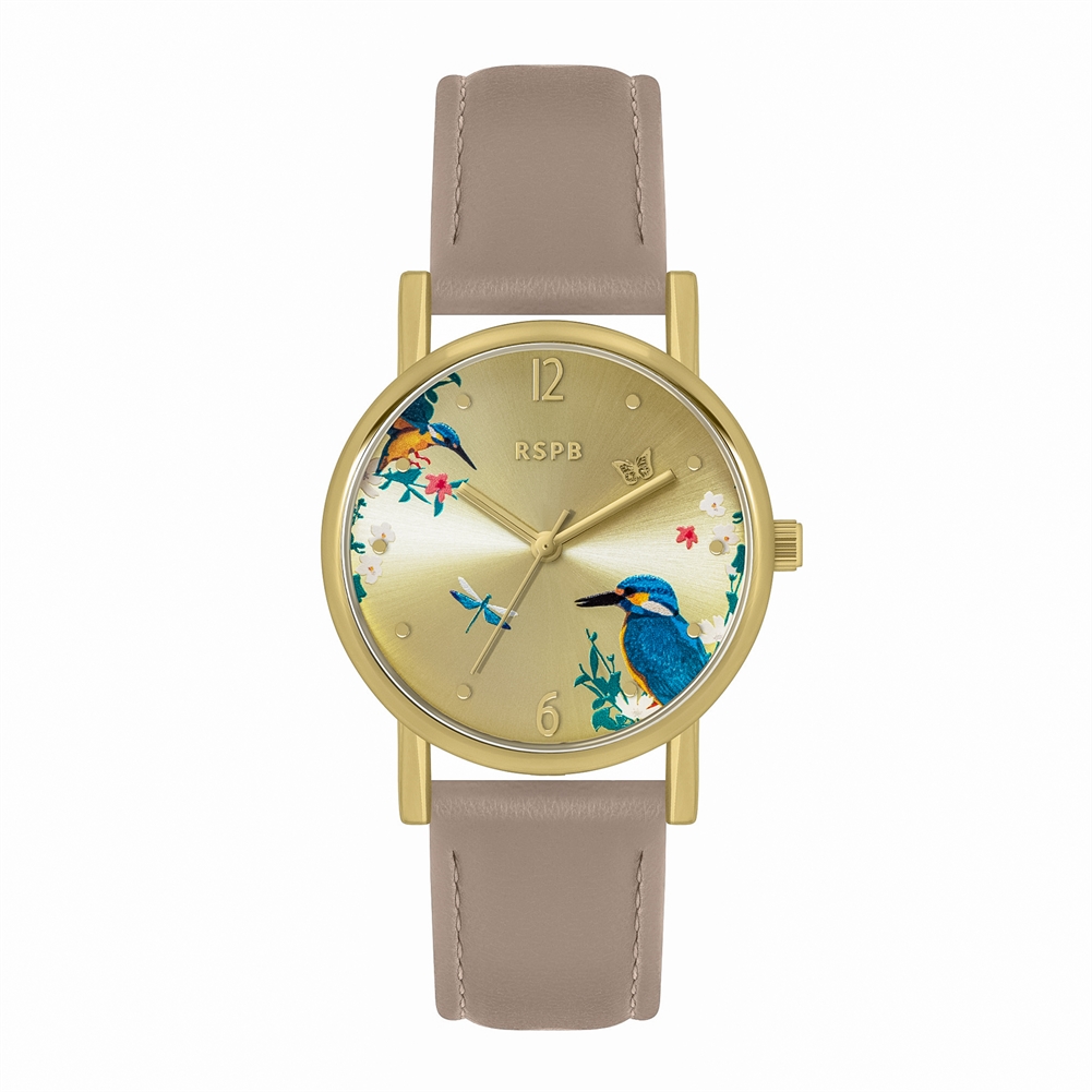 Peers Hardy Pink/Blue Rspb Adult Watches (Kingfisher)