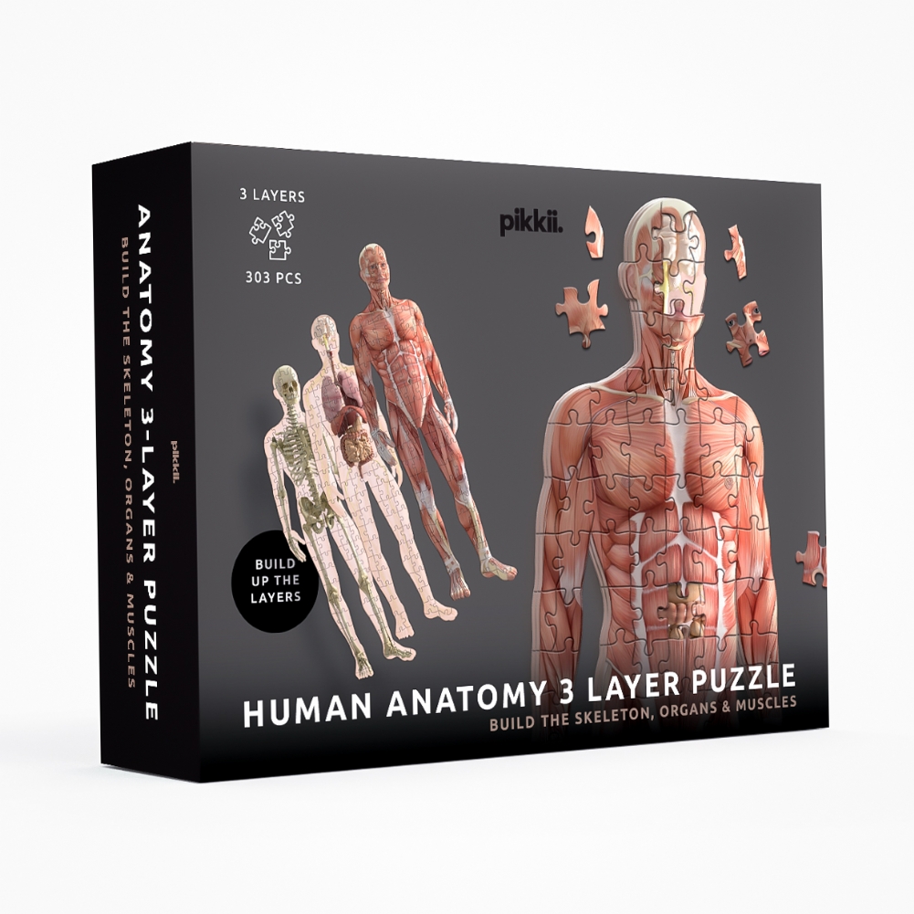 Pikkii Human Anatomy Layer Puzzle