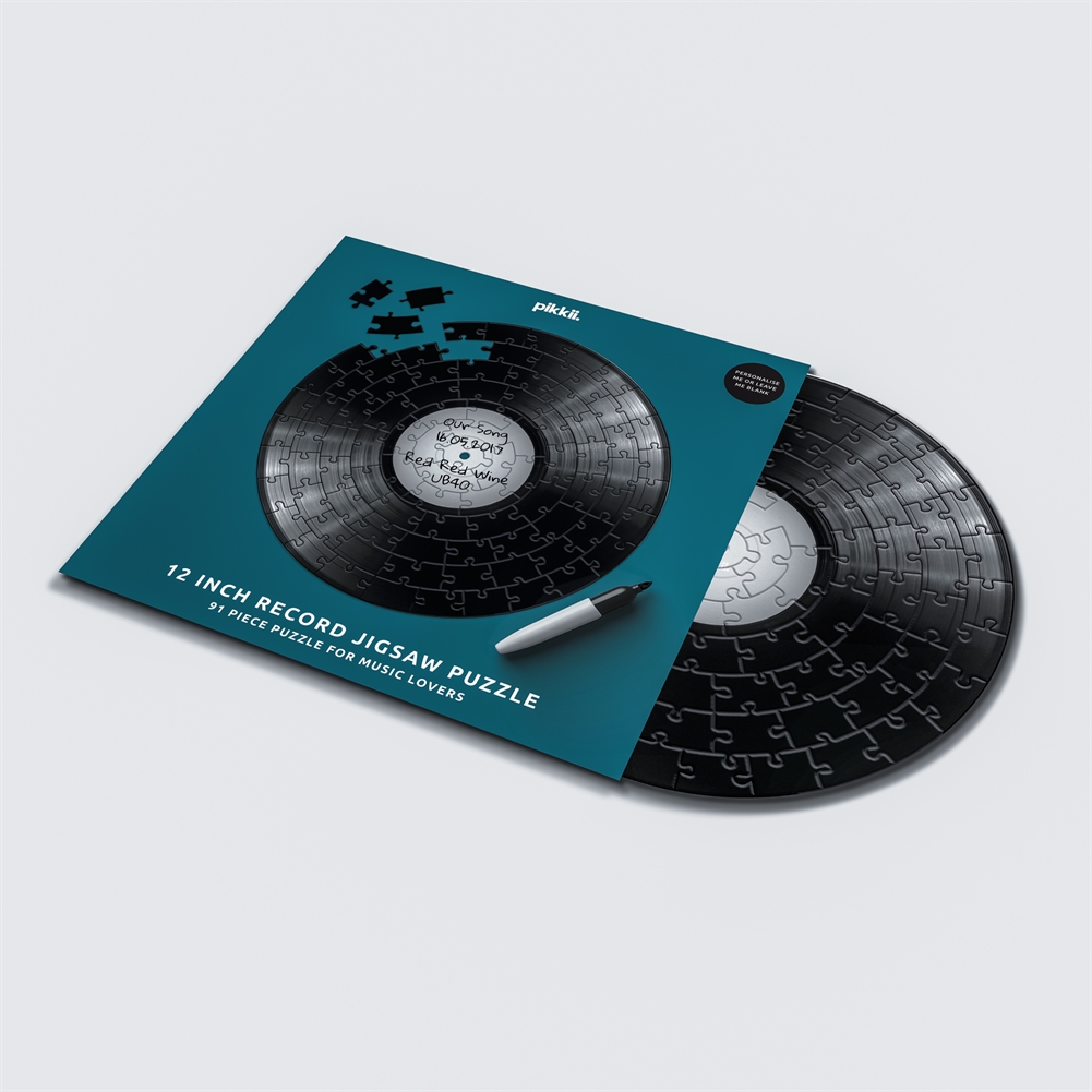 Pikkii 12 Inch Record Jigsaw Puzzle