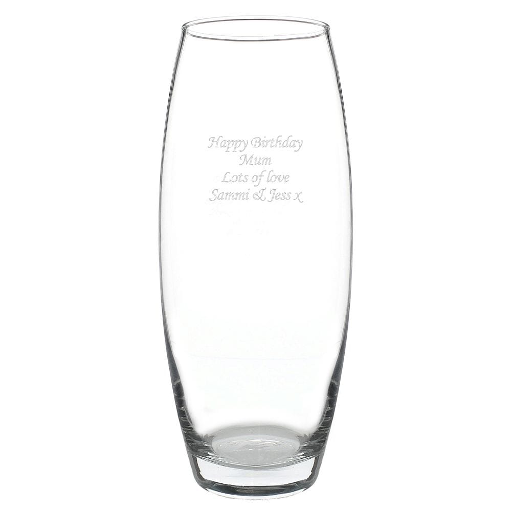 Personalised Memento Co Personalised Tapered Bullet Vase