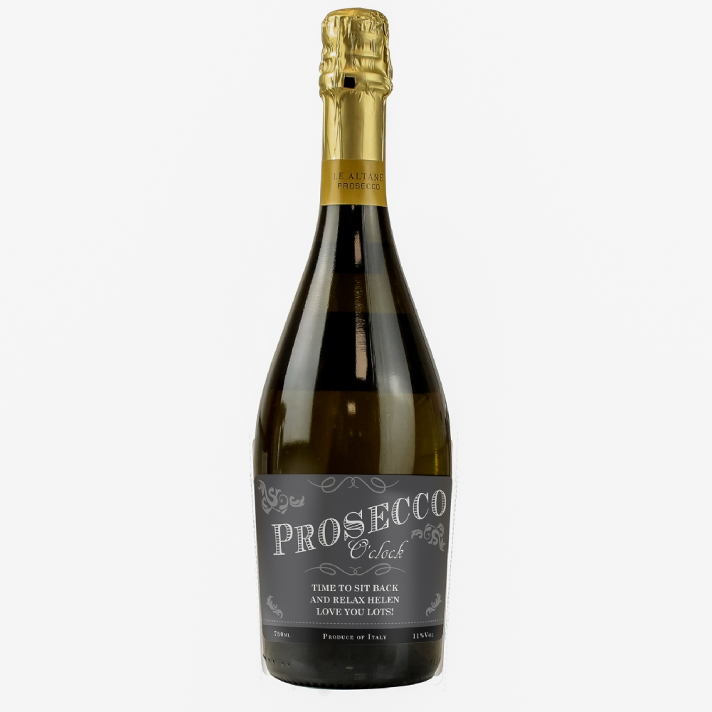 Personalised Memento Co Personalised Bottle Of Prosecco