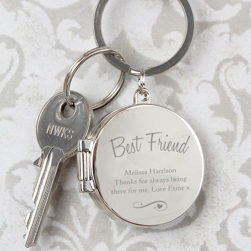 Personalised Memento Co Personalised Best Friend Keyring