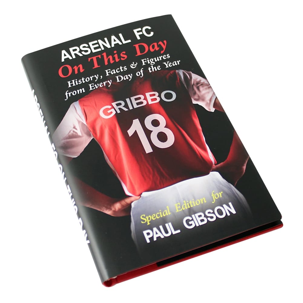 Personalised Memento Co Personalised Arsenal Book