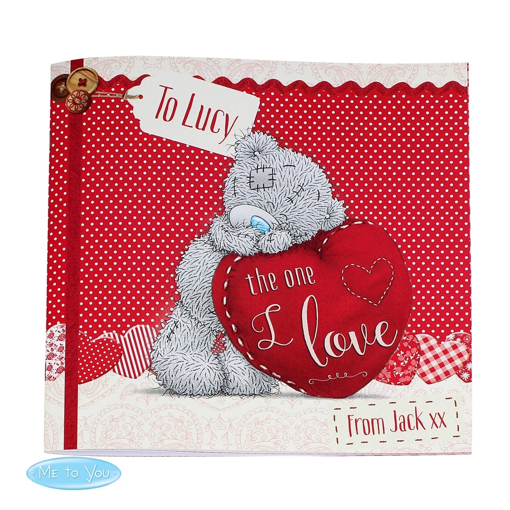 Personalised Memento Co Personalised Me To You The One I Love Book