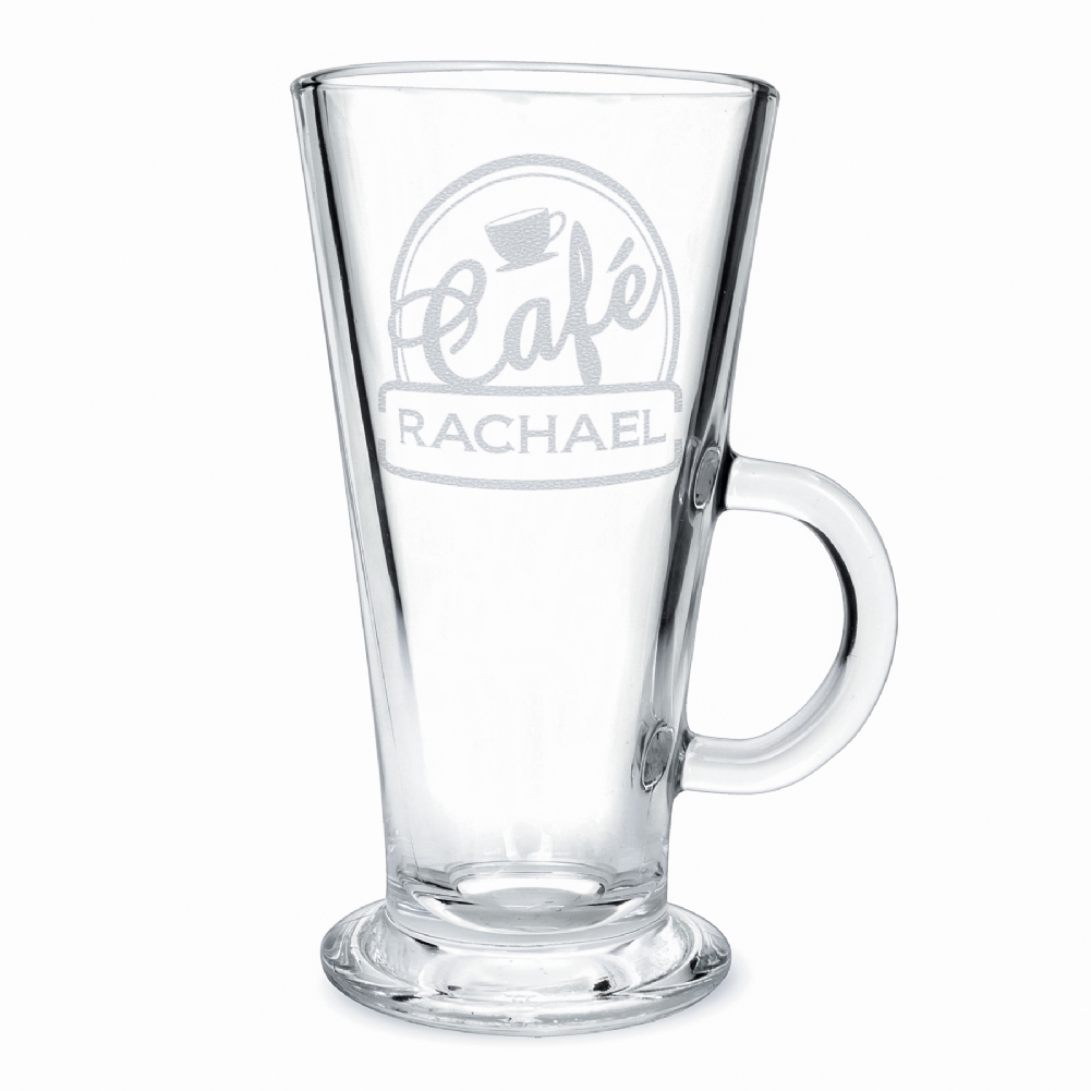 Personalised Memento Co Personalised Bistro Latte Glass