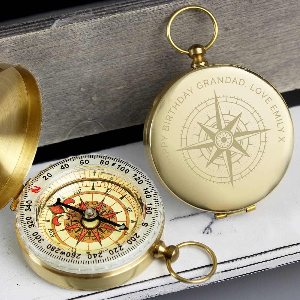 Personalised Memento Co Girls Personalised Keepsake Compass