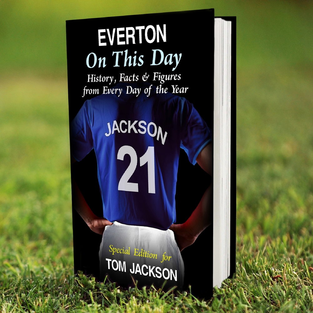Personalised Memento Co Personalised On This Day Football Team Books (Everton)