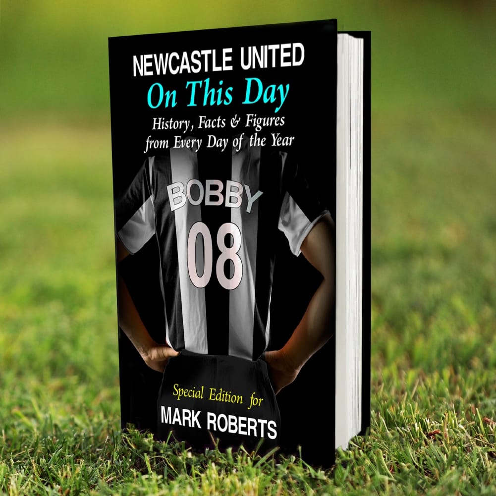 Personalised Memento Co Personalised On This Day Football Team Books (Newcastle)