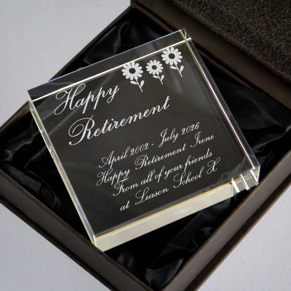 Personalised Memento Co Personalised Retirement Keepsake
