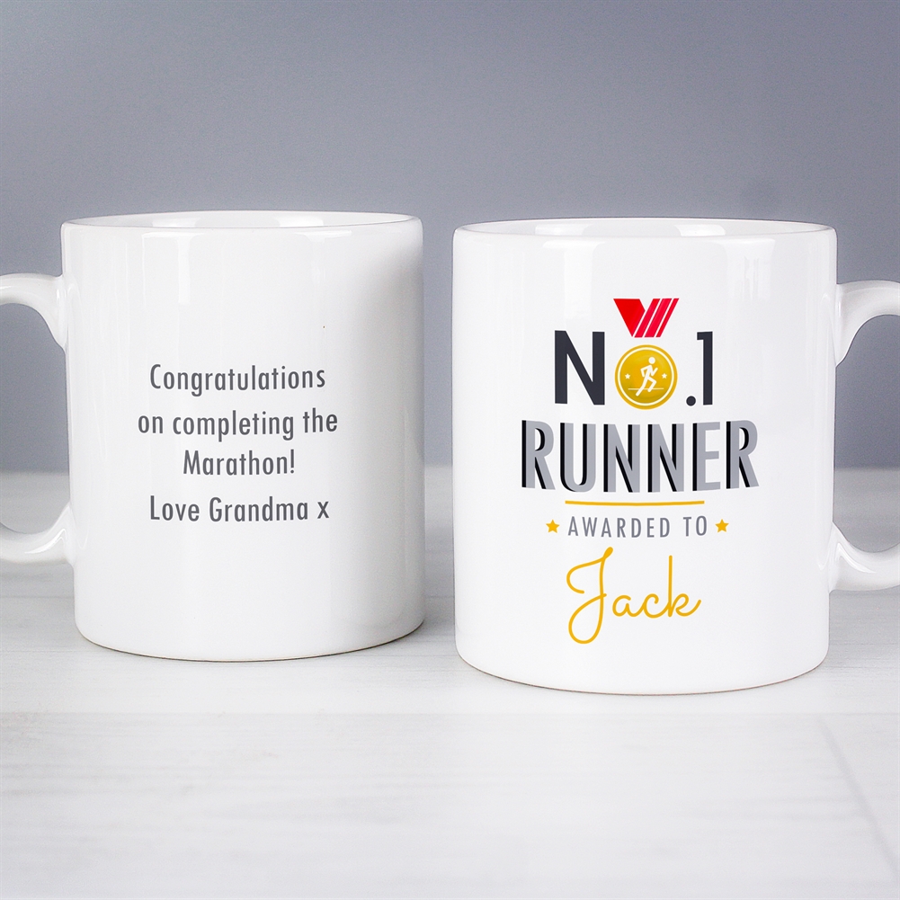 Personalised Memento Co Personalised No.1 Runner Mug
