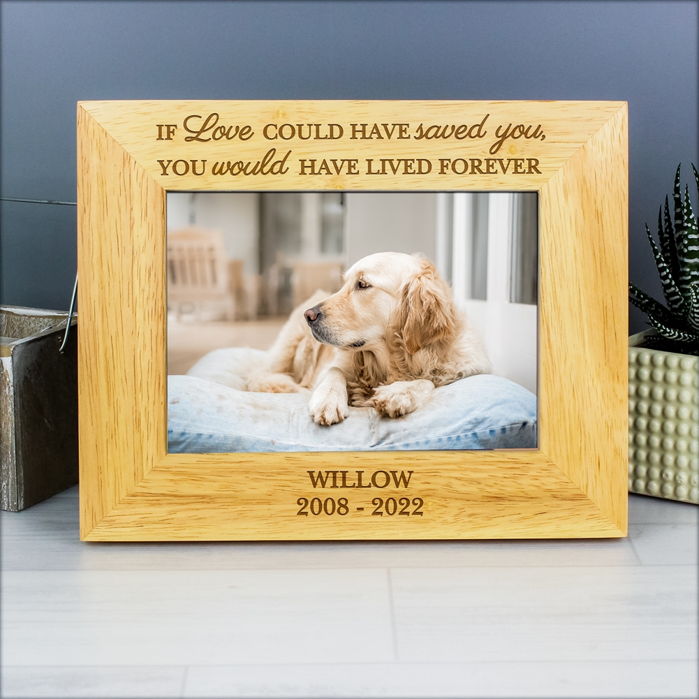 Personalised Memento Co Tge - Personalised Pet Memorial 6X4 Photo Frame