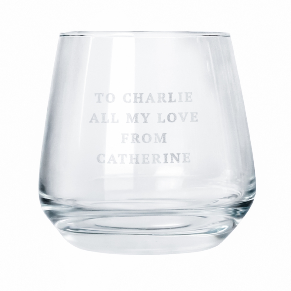 Personalised Memento Co Personalised Whiskey Glass