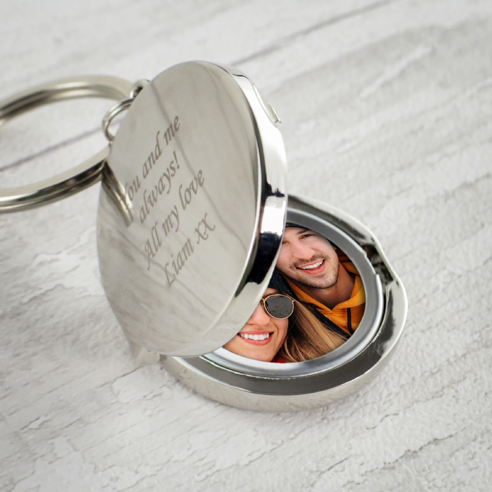 Personalised Memento Co Women's Personalised Keyring Locket