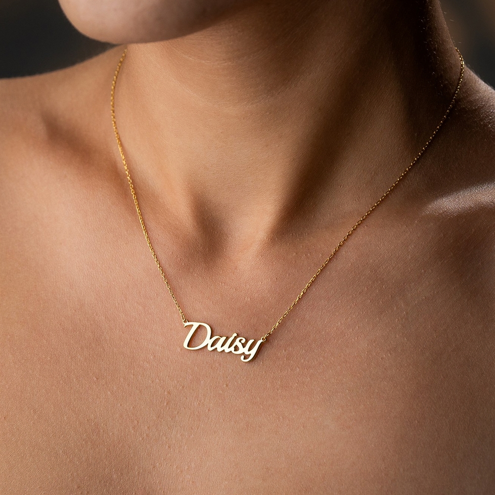 Potiega Silver/Gold Personalised Name Necklace